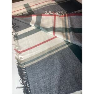 J Crew Holiday Throw Pre owned 46X65
